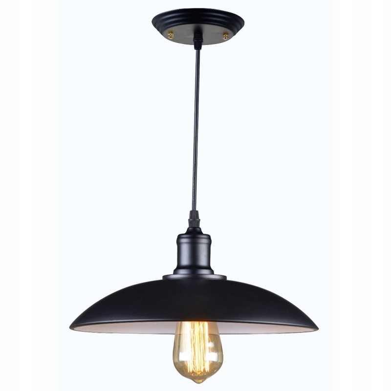 LAMPA SUFITOWA WISZĄCA CZARNY MAT RETRO LOFT E27 7447820424