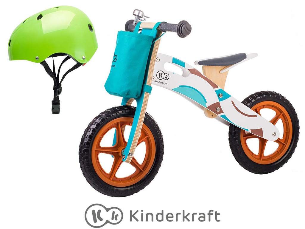 Rowerek Biegowy Kinderkraft RUNNER Adventure KASK 6892085039