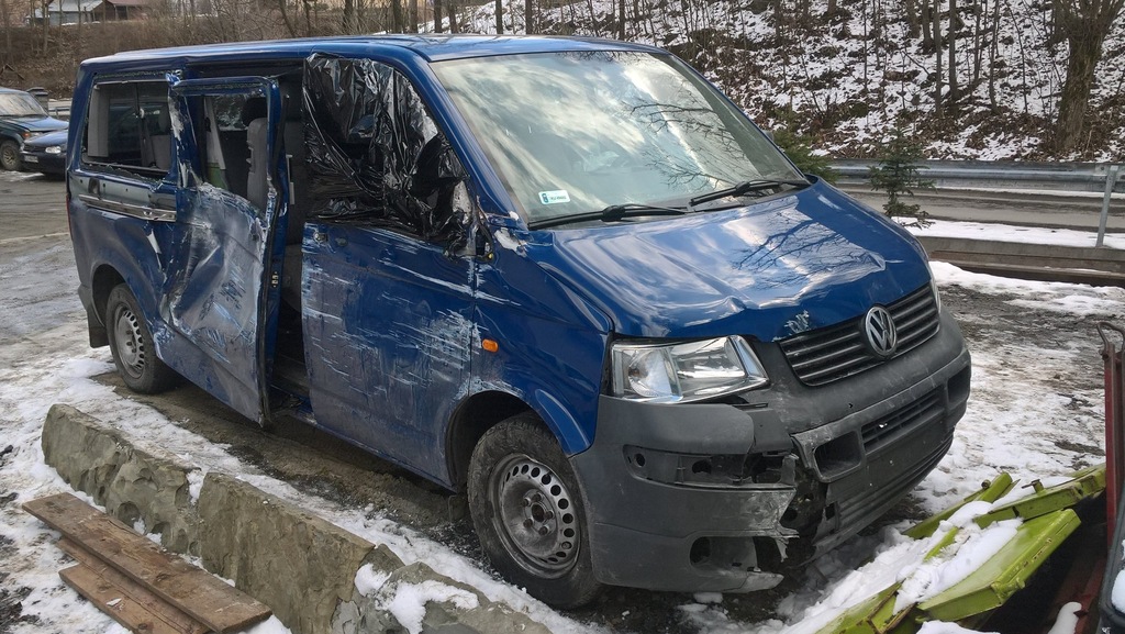 Vw Transporter T Long Tdi Osobowy Uszkodzony