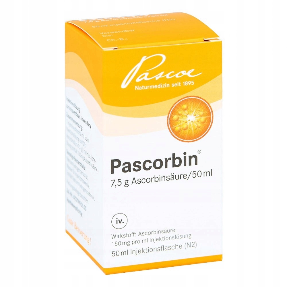 Witamina C Pascorbin 7 5g 50 ml do wlewów 7535077847 oficjalne