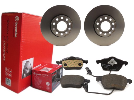 TARCZE KLOCKI BREMBO PRZÓD VW PASSAT B5 B5FL 288 P85085 09 5745 21 za