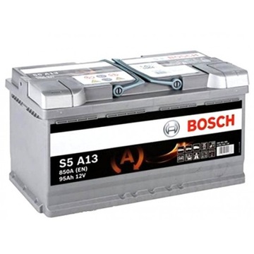 Akumulator 95AH/850A P+ BOSCH S5 AGM S5A13 StartSt