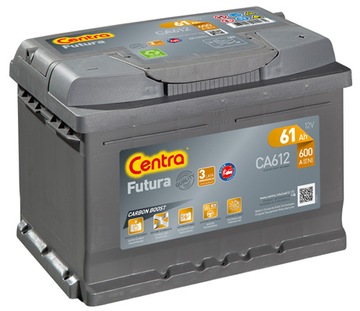 Akumulator CENTRA FUTURA 61Ah 600A P+ CA612