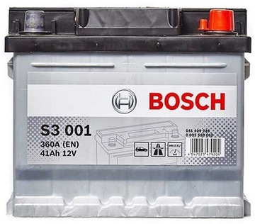 Аккумулятор BOSCH S3 41AH 360A CORDOBA CORSA