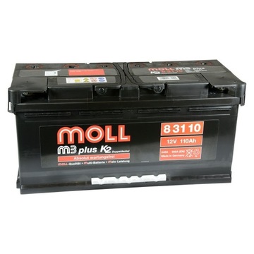 Новый OE аккумулятор MOLL M3 PLUS 110AH 900A
