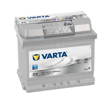 Akumulator VARTA SILVER Dynamic 12V 52Ah 520 C6