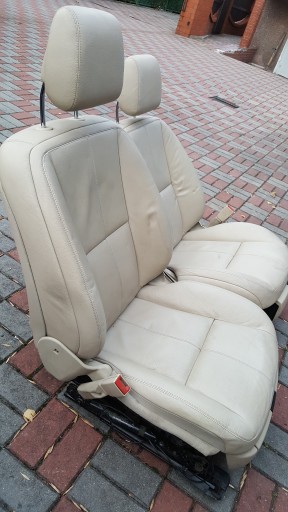 Сидіння передня подушка безпеки правий Mercedes S W221 Європа OE кремова шкіра - 4