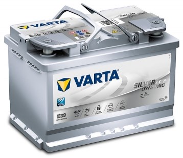 Батарея Varta E39 70AH 760A AGM старт-стоп човен - 1