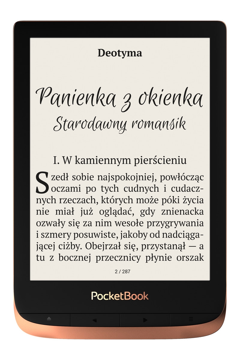 

Czytnik e-booków PocketBook Touch Hd 3 Wi-Fi miedź