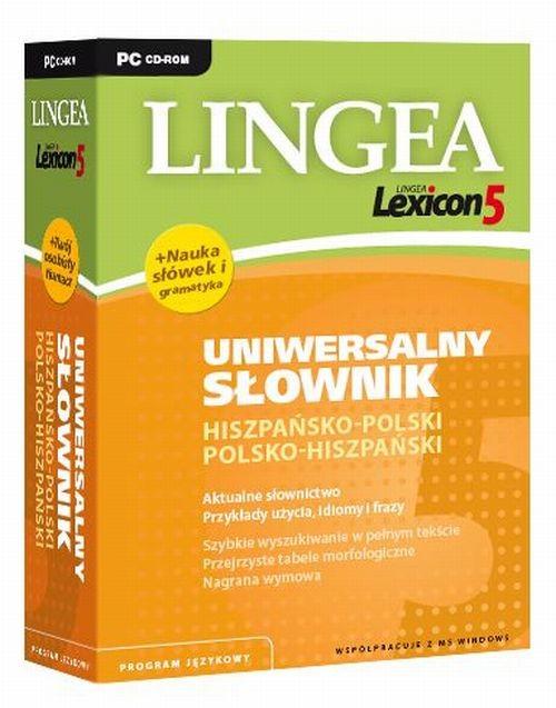 Lingea Uniwersalny słownik hiszpańsko-polski i pol