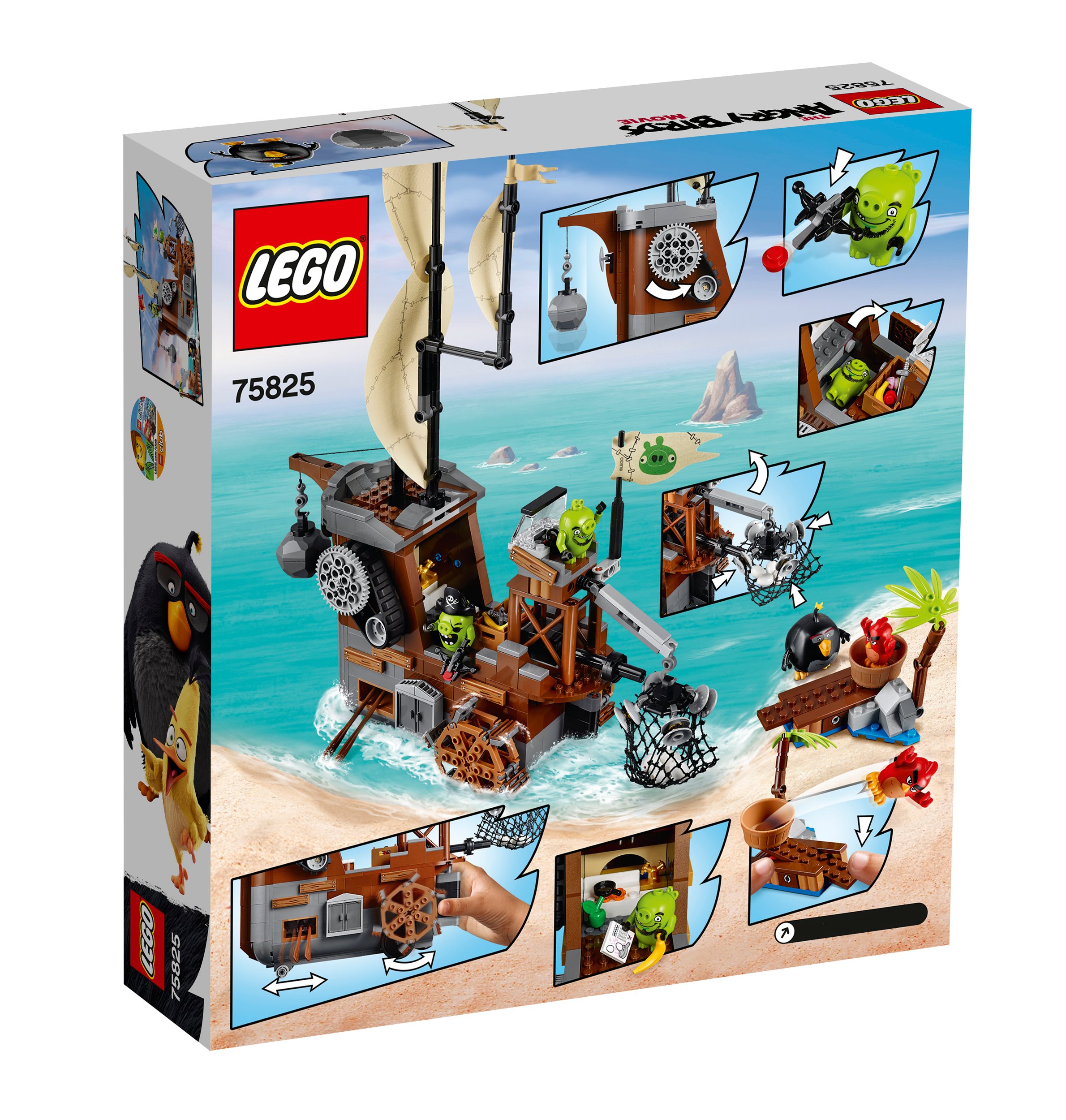 LEGO Angry Birds 75825 - Statek piracki świnek Numer produktu 75825