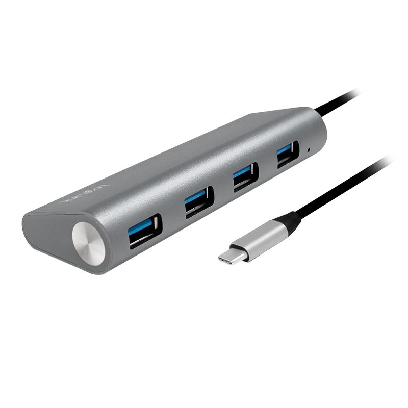 

Hub usb-c 3.1 LogiLink UA0309 4 porty, aluminiowa