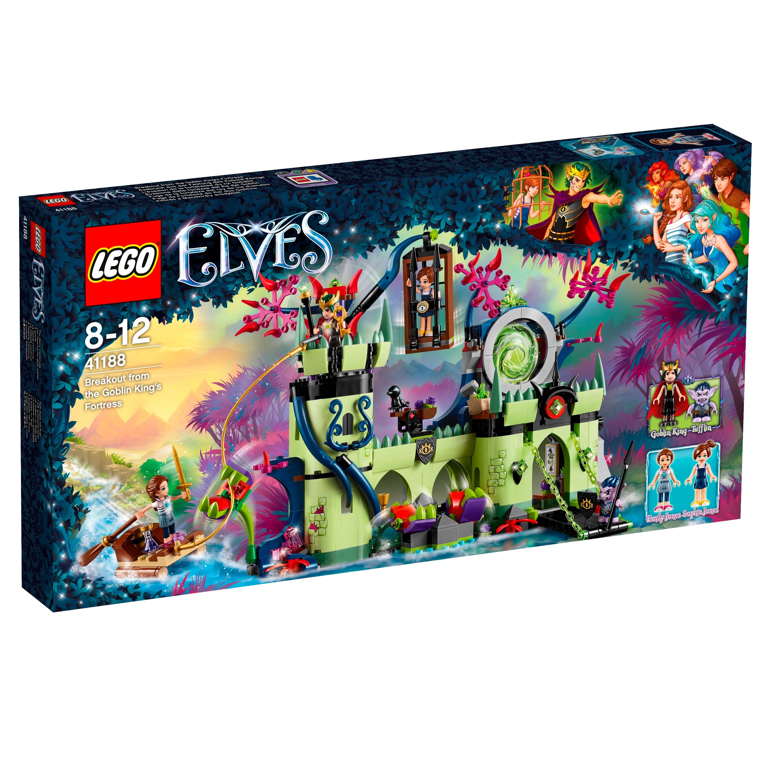 Kostky LEGO Elves Útěk z pevnosti krále skřítků 41188