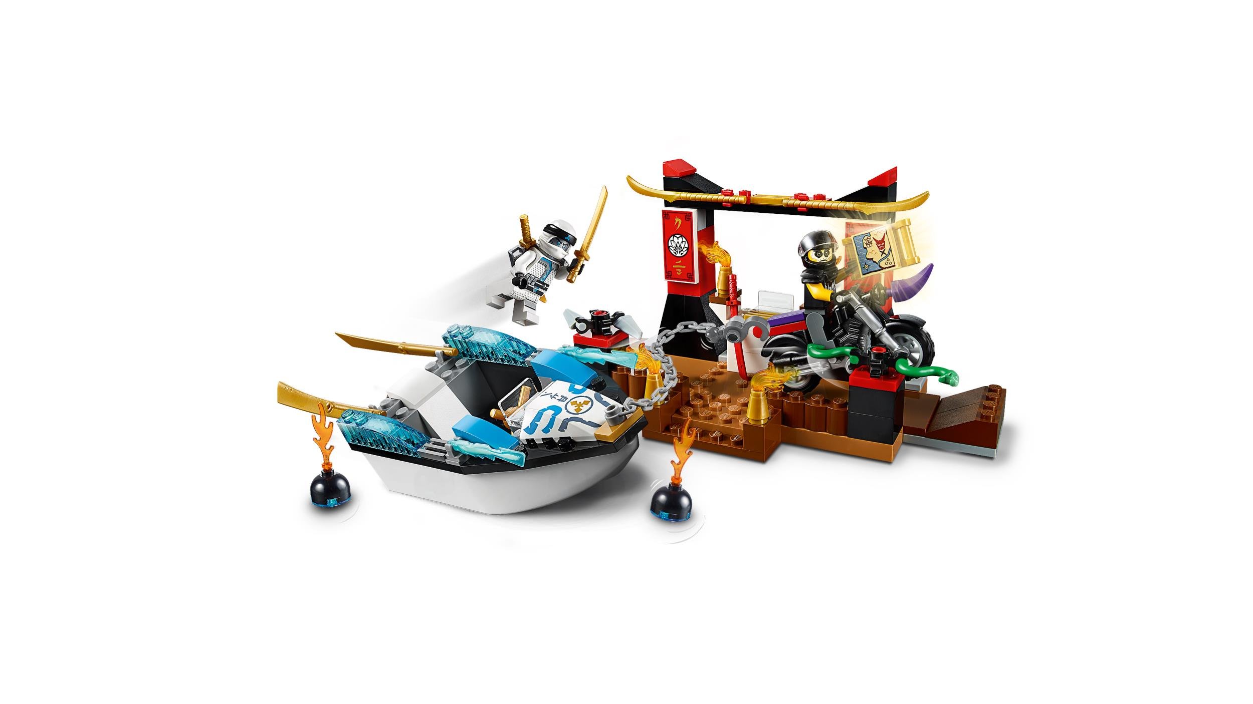 LEGO Juniors 10755 Kostka iLEGO Juniors Vodní honička Zane 10755