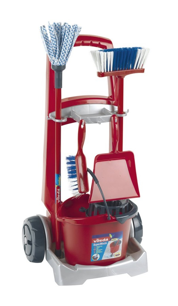 

Theo Klein Vileda cleaning trolley