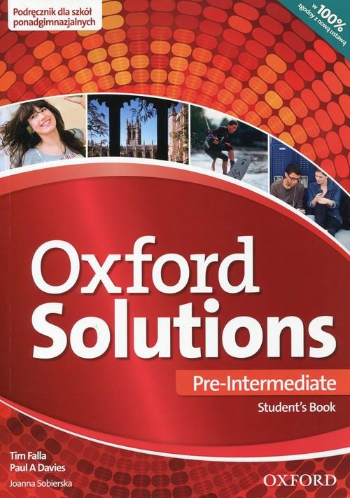 

Oxford Solutions Pre-Intermediate Podręcznik