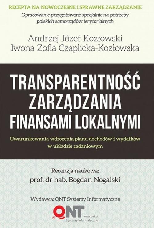 

Transparentność zarządzania finansami lokalnymi Cz