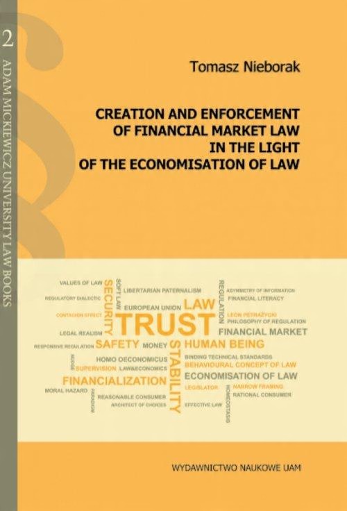 

Creation and enforcement of financial market law i