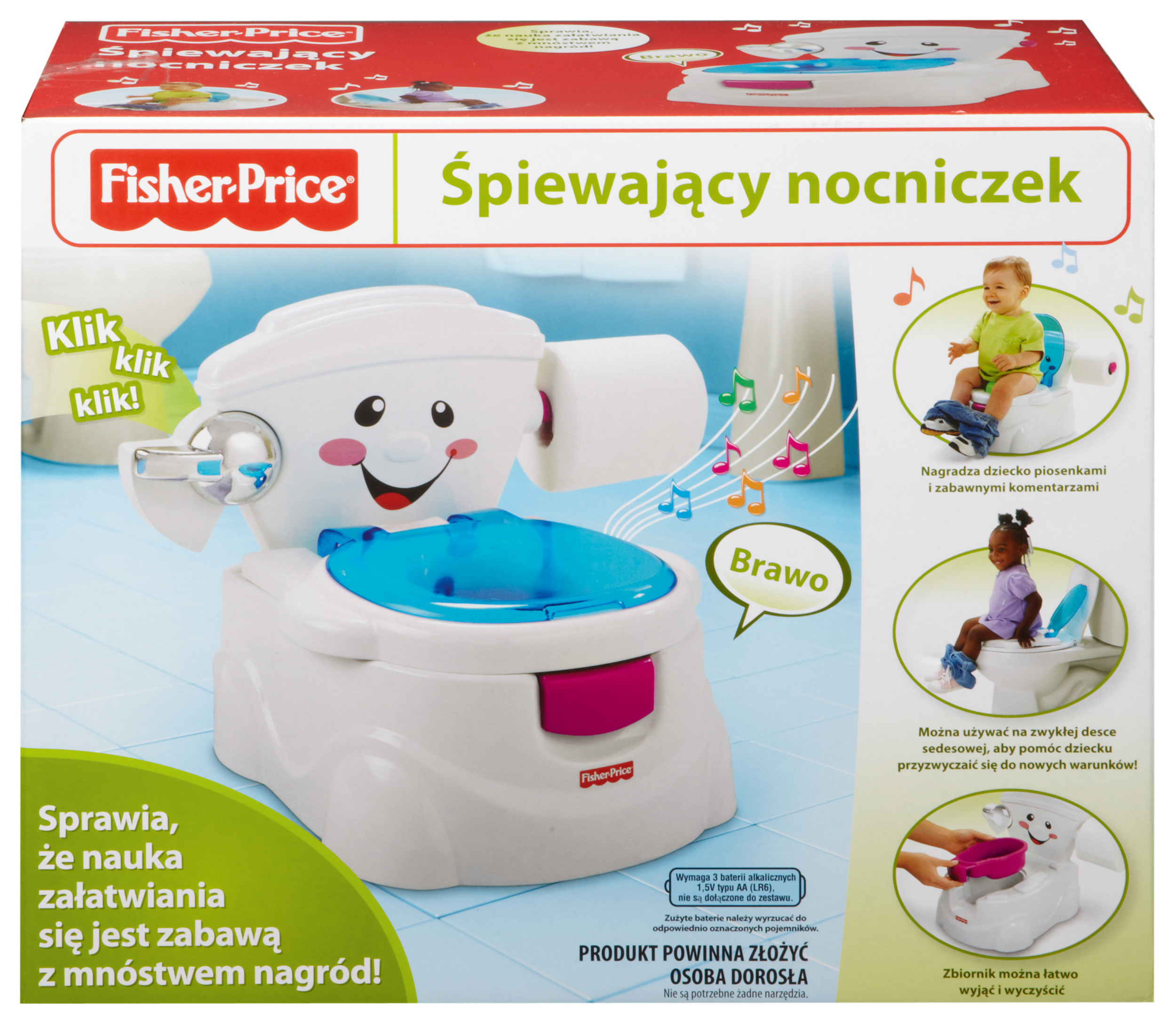 

Nocniczek Fisher Price Śpiewający W1330
