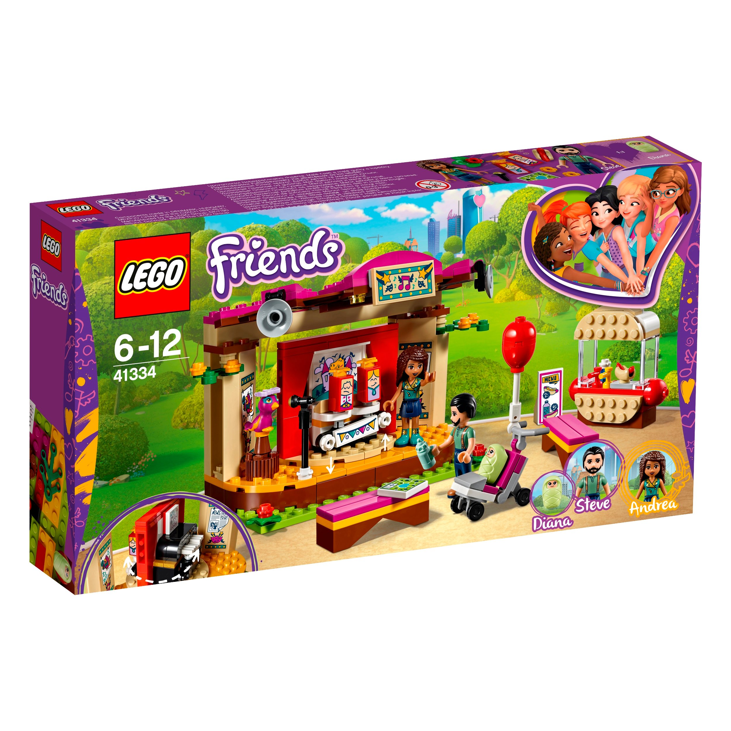 Lego Friends 41334 Andrea a její vystoupení v parku