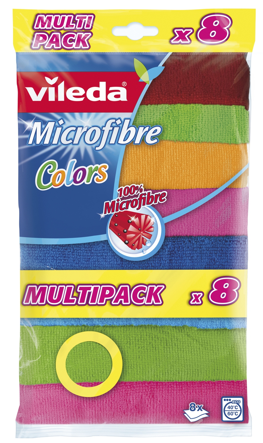 

Ścierki z mikrofibry Vileda 148394 8szt.