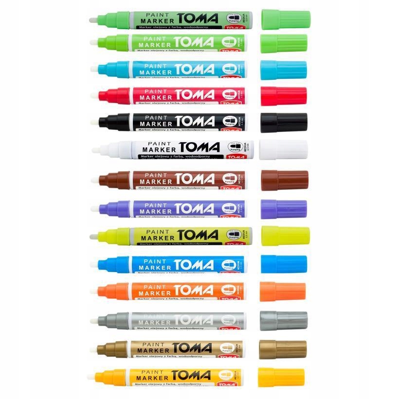 MARKER OLEJOWY 2,5mm TOMA TO-440 FIOLETOWY olejny Marka Toma