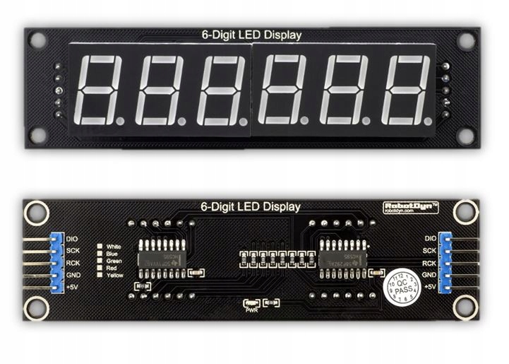 Moduł wyświetlacz LED 6-cyfr 74HC595 ARDUINO Producent Inna