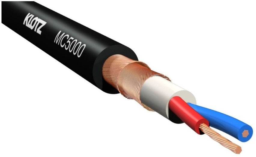 Klotz MC5000 Studyjny Profesjolany Przewód Kabel Mikrofonowy 2x0,5mm