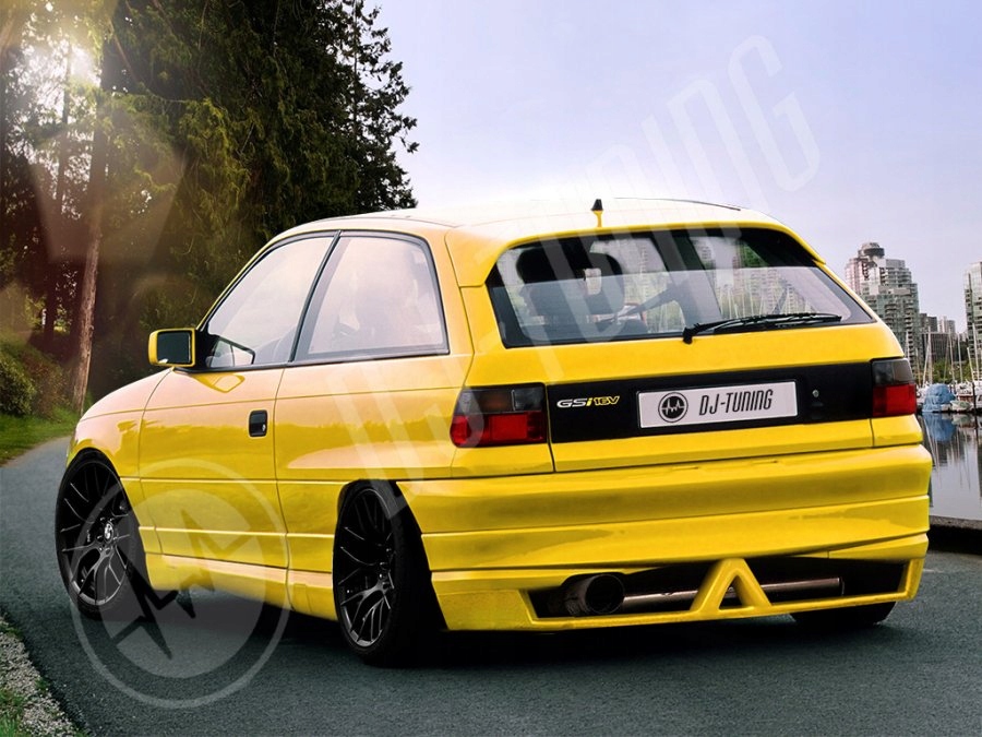 OPEL ASTRA F GSI *DOKŁADKA ZDERZAKA TYŁ* DJ-TUNING