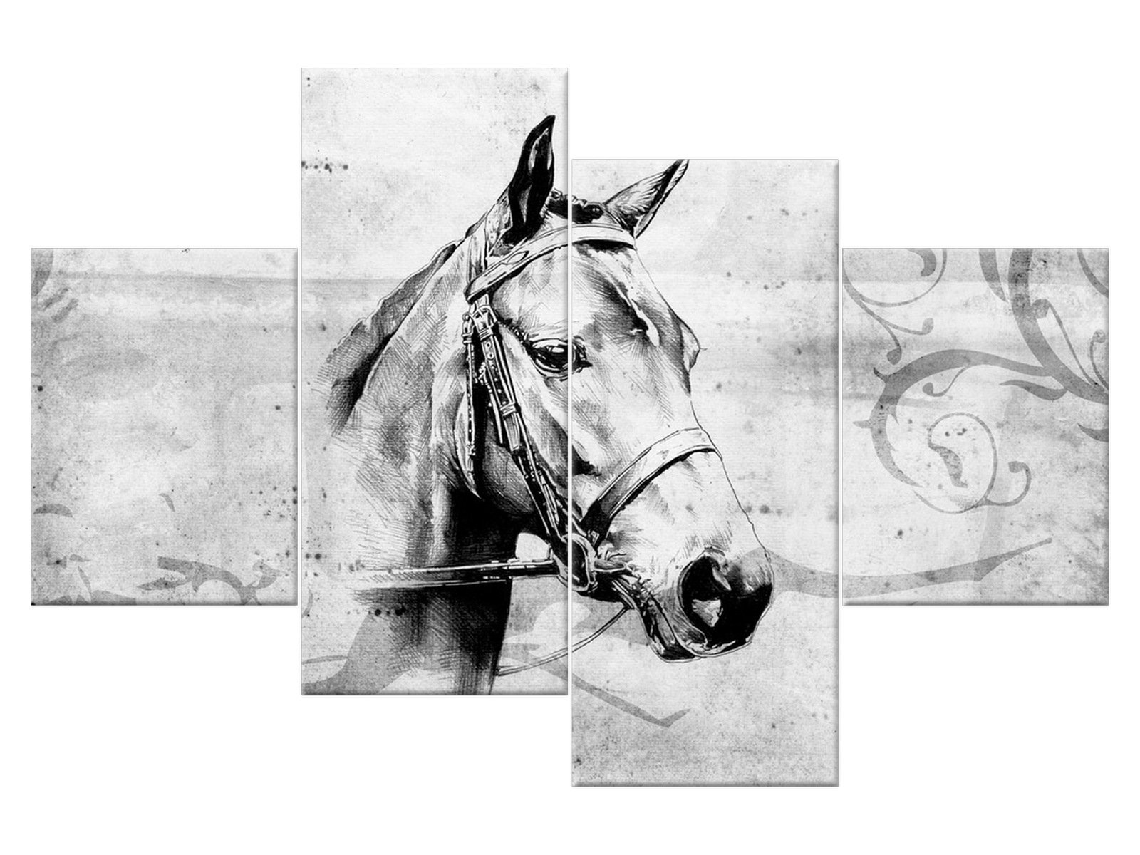 

Obraz Koń 120x80 Abstrakcje 1919A_4E do salonu