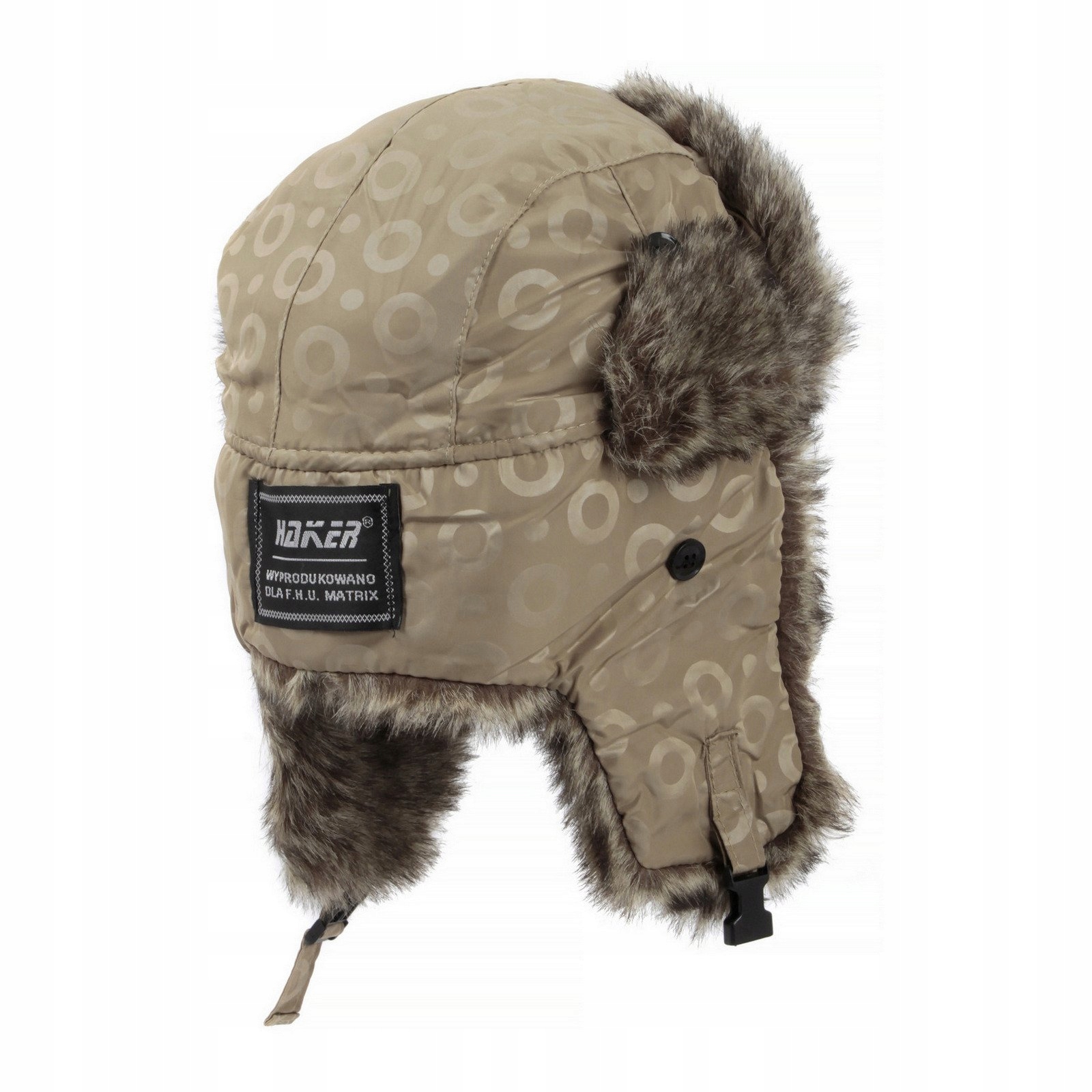 W159A CZAPKA ZIMOWA USZATKA CIEPŁA Marka Polar Fashion