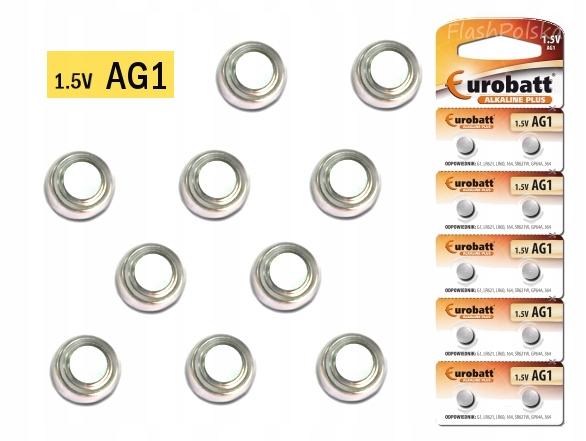 10X ALKAIC литиевая батарея AG1 LR621 SR60 D364 EAN (GTIN) 4260216454905