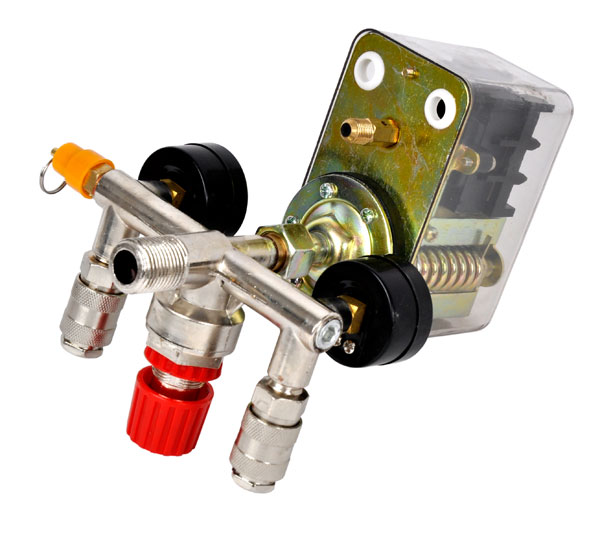 Wyłącznik ciśnieniowy presostat reduktor 2 zegary 400V GEKO G80324 Kod producenta 80324