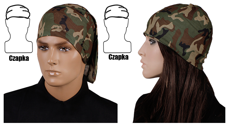 SZAL WIELOFUNKCYJNY Kominiarka Wojskowa WOODLAND Rodzaj komin