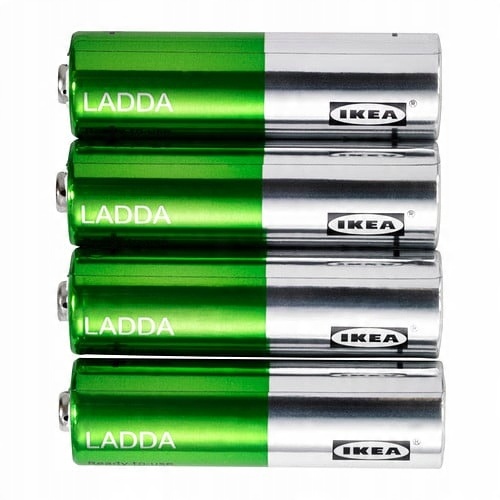IKEA аккумуляторные батареи 4 шт AAA палочки LADDA EAN (GTIN) 03024058