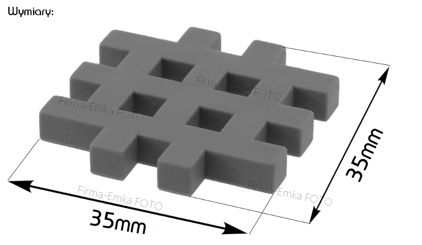 MARIOINEX Klocki Mini Waffle PODSTAWA BAZA 4szt Liczba elementów 4 szt.