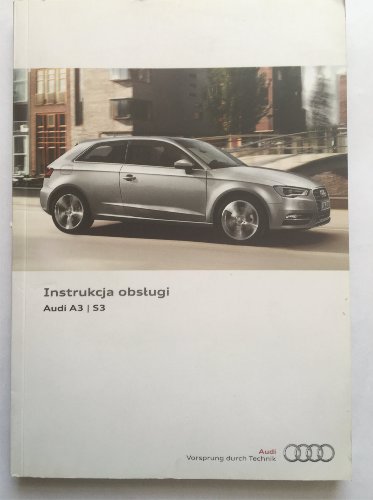 AUDI A3 S3 8V instrukcja obsługi polska oryginalna