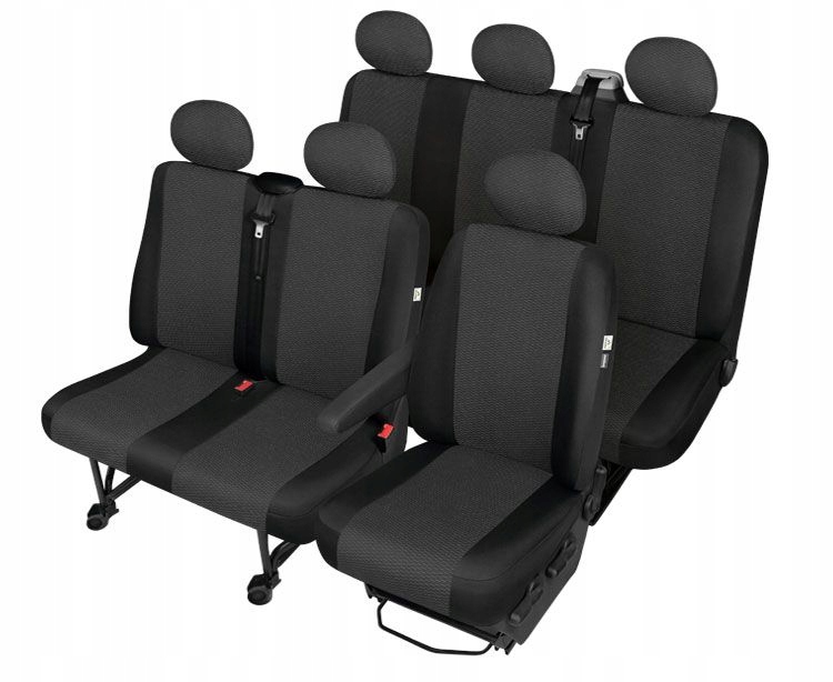 Poťahy na sedadlá 1+2+3 Opel Vivaro 2001-2014