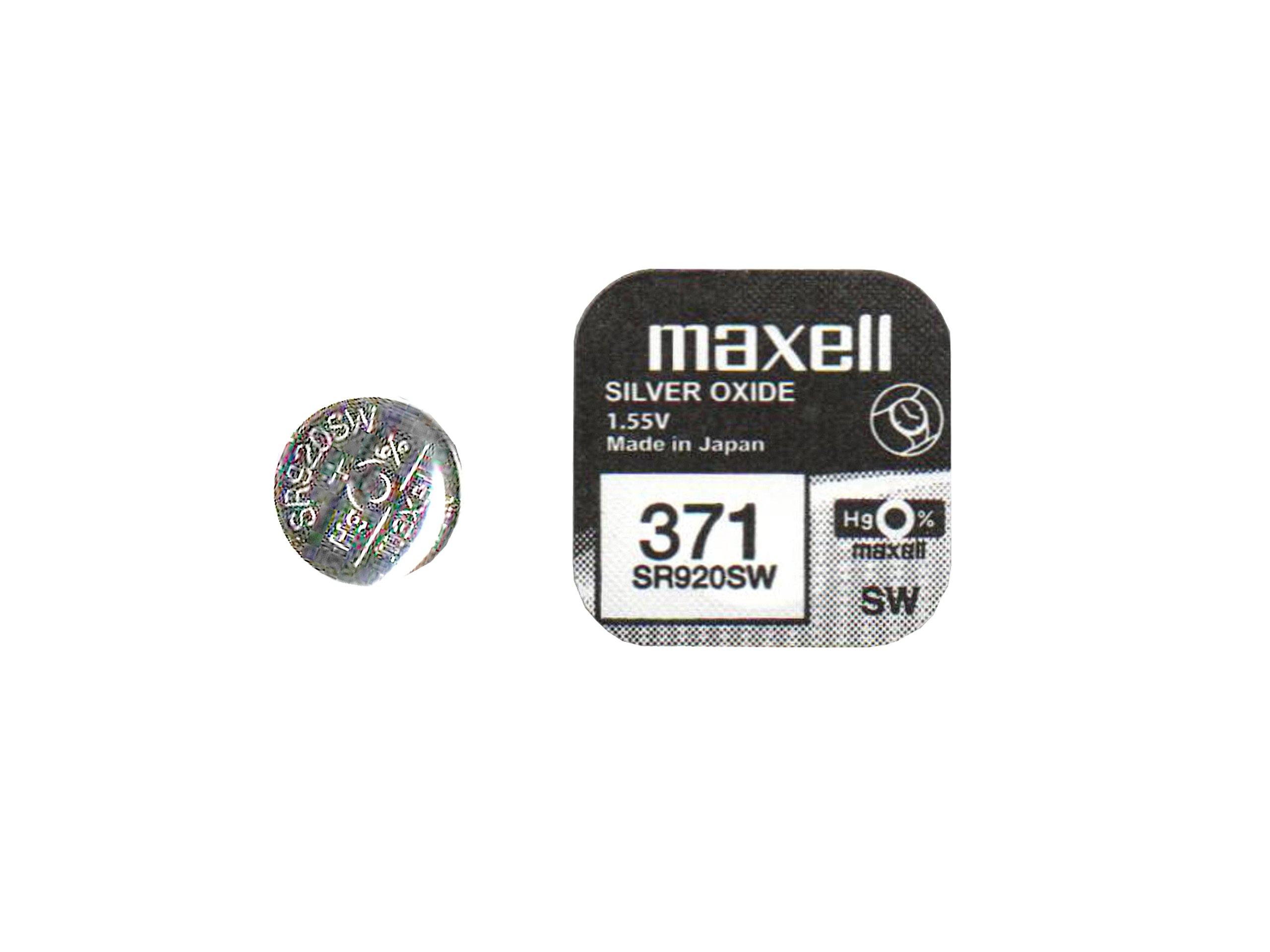 

Bateria srebrowa 371 Maxell SR920SW D371 SR69 370