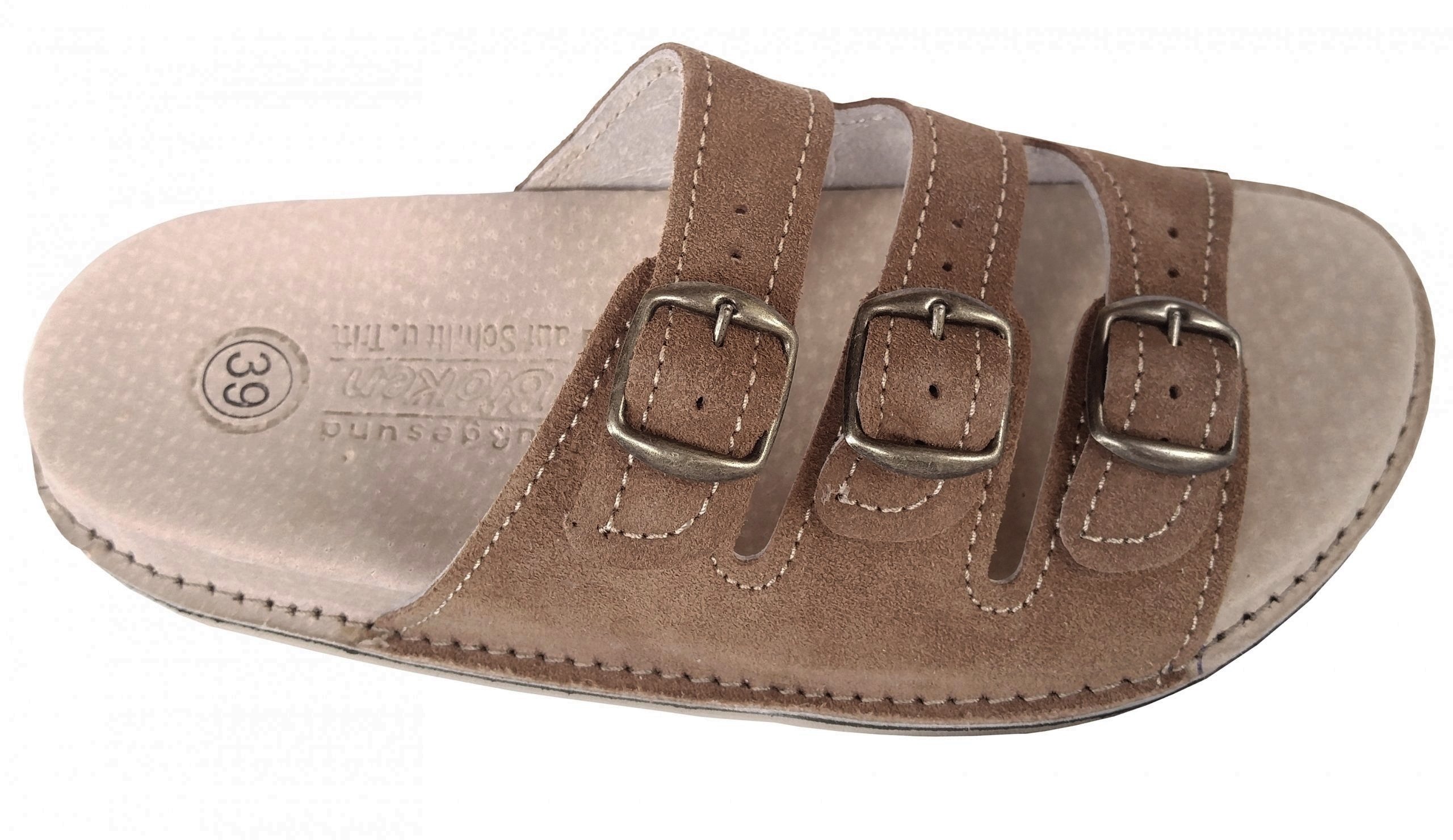 BIOKEN ORYGINALNE KLAPKI SKÓRZANE FUSBET SKÓRA 45 Marka inna