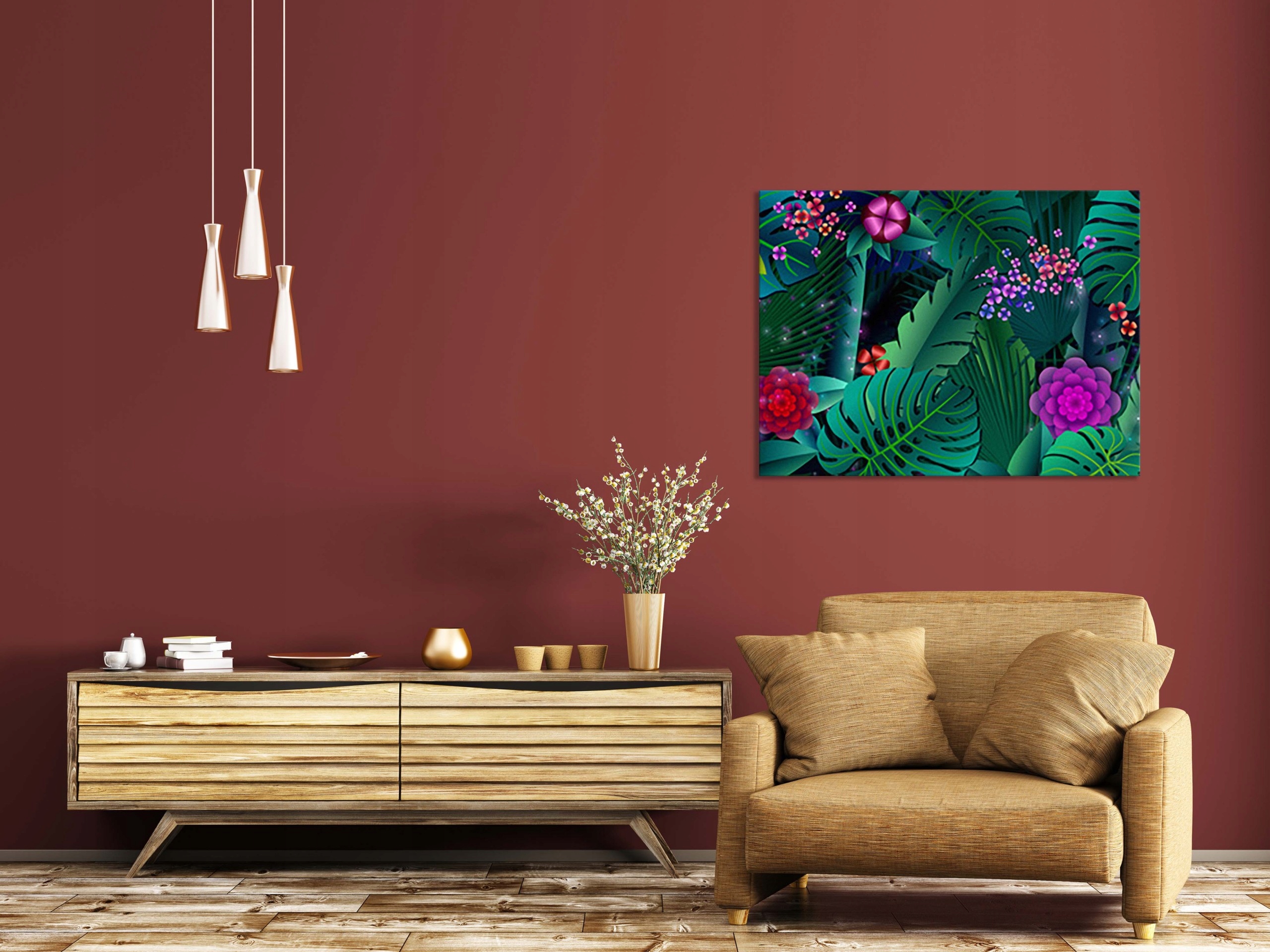 OBRAZ na płótnie ABSTRAKCJA 201394891 120x80 WZORY Szerokość produktu 120 cm