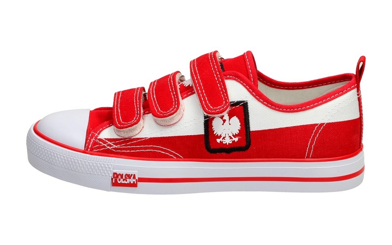 

Biało czerwone trampki Kibica Mundial LH18-25 r35