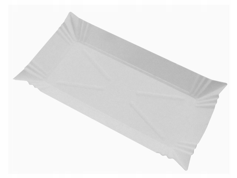 

Tacka Papierowa 14x25 14/25 tacki talerze 100szt.