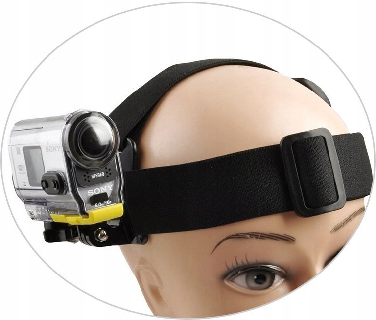 UCHWYT opaska KASK głowa mocowanie do SONY ACTION Marka Suneo