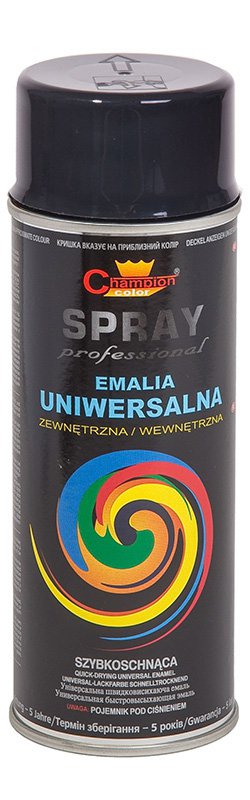 Emalia Farba Spray Lakier Ral 8019 Szarobrązowy Champion