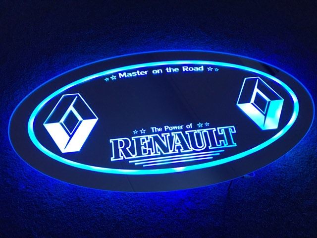 Зеркало LED, RENAULT 12V, TIR с подсветкой, светящийся