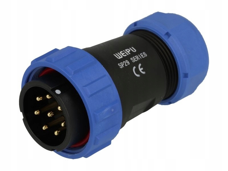 

Wtyk 8 pin 4,0mm2 25A 500V IP68 Weipu