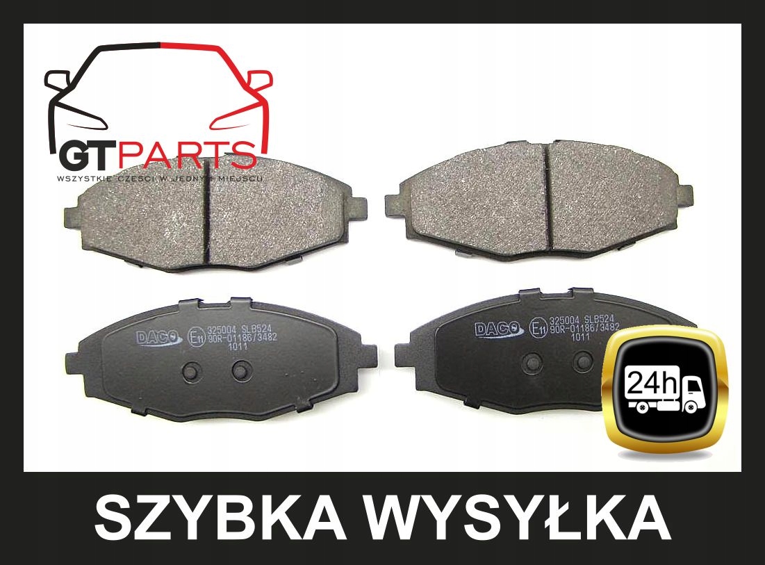 Tarcze x2 + klocki PRZÓD Opel ASTRA F VECTRA LANOS NEXIA Strona zabudowy przód