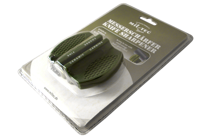OSTRZAŁKA DO NOŻY KIESZONKOWA OSEŁKA MILITARNA KOSTKA MIL-TEC OLIVE Rodzaj ściernicy ceramiczne