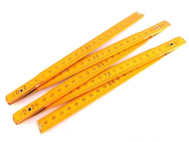 

Miara Miarka Drewniana Składana 1 M